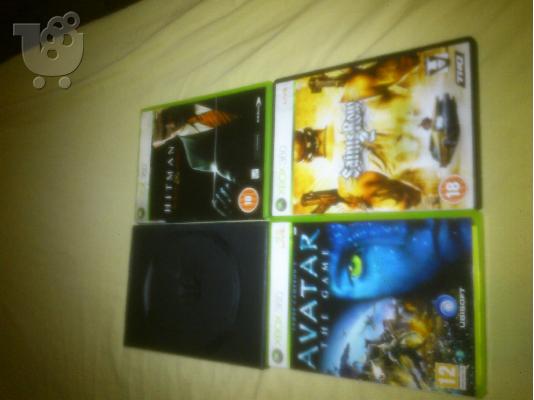PoulaTo: 4 Games Xbox 360 Avatar,Saints Row 2,Hitman Blood Money,Assasins Creed